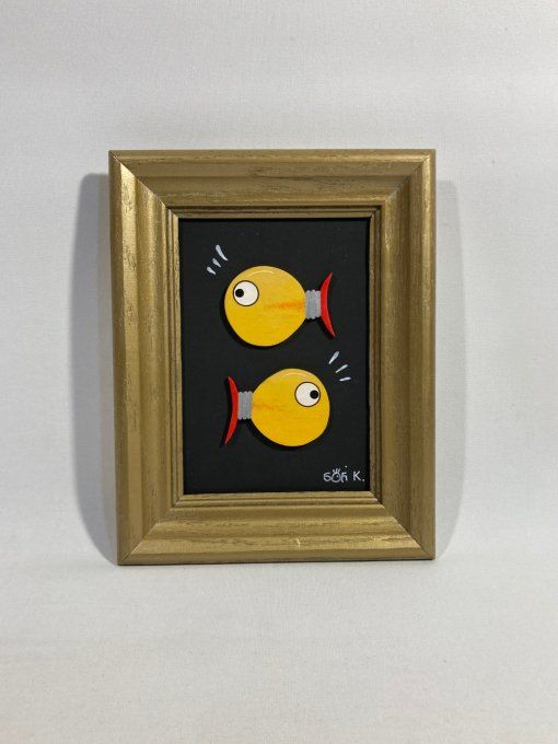 Tableau baroque - Couple d'Illuminatis