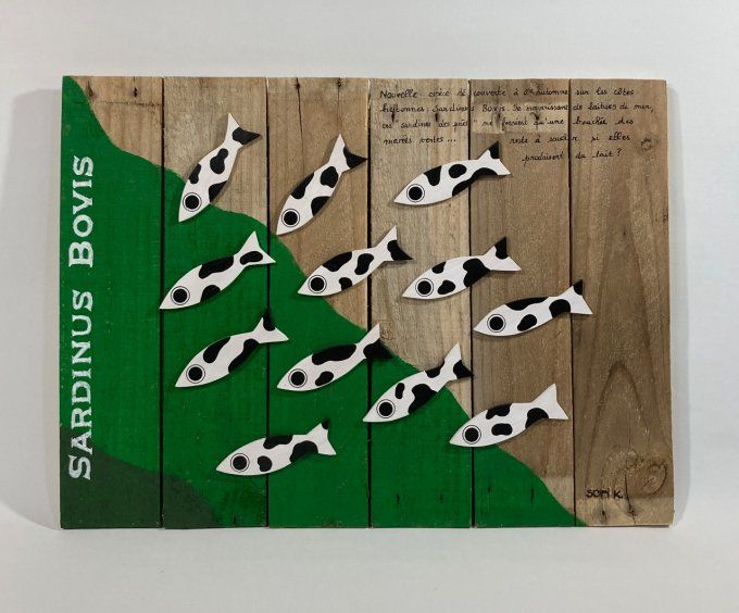 Tableau poisson - Sardinus Bovis